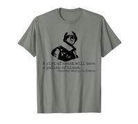George S. Patton Quote WW2 General Patton T-Shirt, Men, Olive Heather, Small