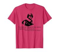 George S. Patton Quote WW2 General Patton T-Shirt, Men, Red Heather, XX-Large