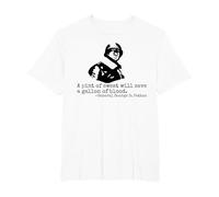 George S. Patton Quote WW2 General Patton T-Shirt, Men's Big and Tall, White, 5X Tall