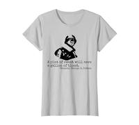 George S. Patton Quote WW2 General Patton T-Shirt, Women, Silver Grey, X-Large