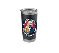 George Sloshington Beer Humor Stainless Steel Insulated Tumbler