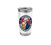George Sloshington Beer Humor Stainless Steel Insulated Tumbler