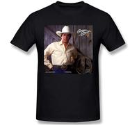 George Strait #7 Mans Unique Design Sports T Shirts (X-Large)