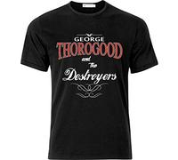 George Thorogood and The Destroyers Rock and Roll T Shirt Black Black 3XL