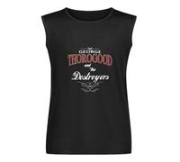 George Thorogood and The Destroyers Rock Black Vest T-Shirt Sleeveless Tee Graphic Men Tank Top L