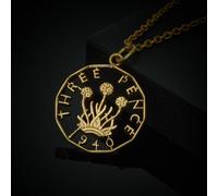 George VI Threepenny (1937-1952) - Thrift Design - Cut Out Coin Necklace