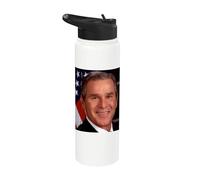 George W Bush Stainless Steel Insulated Water Bottle
