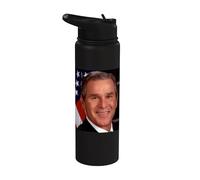 George W Bush Stainless Steel Insulated Water Bottle