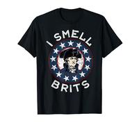 George Washington 1776 I Smell Brits Funny USA England Humor T-Shirt