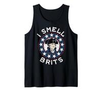 George Washington 1776 I Smell Brits Funny USA England Humor Tank Top