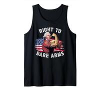 George Washington 4th of July Arm Workout Right To Bare Arms Tank Top