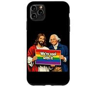 George Washington And Jesus Funny History We re cool with it Case for iPhone 11 Pro Max