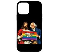 George Washington And Jesus Funny History We re cool with it Case for iPhone 12 mini