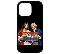 George Washington And Jesus Funny History We re cool with it Case for iPhone 14 Pro Max