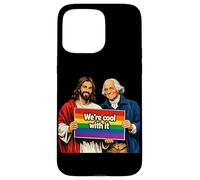 George Washington And Jesus Funny History We re cool with it Case for iPhone 15 Pro Max
