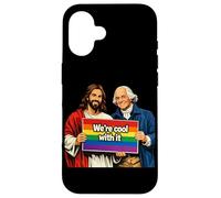 George Washington And Jesus Funny History We re cool with it Case for iPhone 16