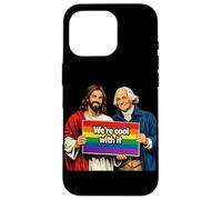George Washington And Jesus Funny History We re cool with it Case for iPhone 16 Pro