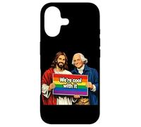 George Washington And Jesus Funny History We re cool with it Case for iPhone 17