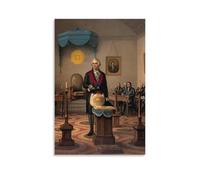 George Washington at A Masonic Meetingv Poster Decorative Painting Canvas Wall Posters And Art Picture Print Modern Family Bedroom Decor Posters 16x24inch(40x60cm)