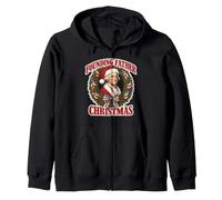 George Washington Christmas Founding Father 1776 Holiday Zip Hoodie