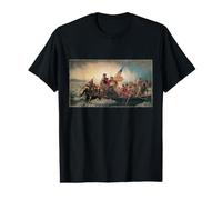 George Washington Crossing the Delaware by Emanuel Leutze Value Graphic T-Shirt