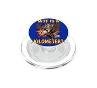 George Washington Eagle WTF Is A Kilometer 4th of July PopSockets PopGrip for MagSafe