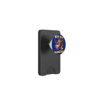 George Washington Eagle WTF Is A Kilometer 4th of July PopSockets PopWallet for MagSafe