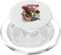 George Washington Eagle WTF Kilometer Patriot USA PopSockets PopGrip for MagSafe