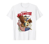 George Washington Eagle WTF Kilometer Patriot USA T-Shirt