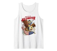 George Washington Eagle WTF Kilometer Patriot USA Tank Top