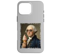 George Washington Eating Ice Cream Case for iPhone 16 Pro Max