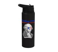 George Washington Feeling Cute Might Start a Revolution Stainless Steel Insulated Water Bottle