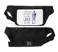 George Washington Feeling Cute Might Start A Revolution Unisex Waist Bag Black