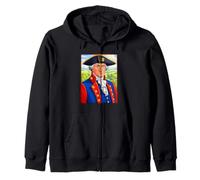 George Washington First President of the USA Zip Hoodie