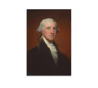 George Washington Gilbert Stuart Painter Poster2 Canvas Poster Wall Art Picture Prints Hanging Photo Decor Home Posters Artworks 08x12inch(20x30cm)