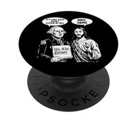 George Washington Jesus Bro Same Funny Meme Political Humor PopSockets Adhesive PopGrip