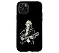 George Washington Playing an Electric Guitar Rock Musician Case for iPhone 11 Pro
