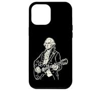 George Washington Playing an Electric Guitar Rock Musician Case for iPhone 12 Pro Max
