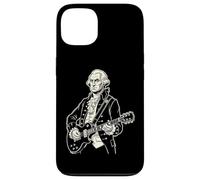 George Washington Playing an Electric Guitar Rock Musician Case for iPhone 13