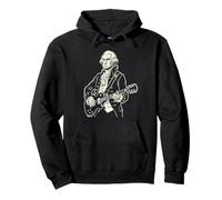 George Washington Playing an Electric Guitar Rock Musician Pullover Hoodie