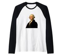 George Washington Portrait (1803) Raglan Baseball Tee