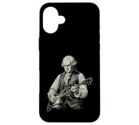 George Washington President Playing Guitar Retro Vintage Case for iPhone 16 Plus