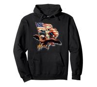 George Washington Riding A Bald Eagle Patriotic Woman Man Pullover Hoodie