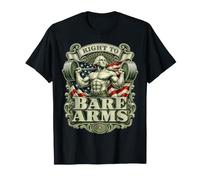 George Washington Right to Bare Arms Patriotic Gym T-Shirt