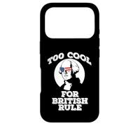 George Washington TOO COOL FOR BRITISH RULE July 4th Case for iPhone 17 Pro
