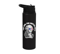 George Washington Too Cool for British Rule Stainless Steel Insulated Water Bottle