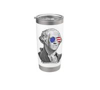 George Washington USA Sunglasses Stainless Steel Insulated Tumbler