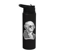 George Washington USA Sunglasses Stainless Steel Insulated Water Bottle