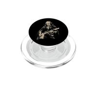 George Washington Vampire Playing Guitar Alt Goth Music PopSockets PopGrip for MagSafe