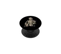 George Washington Werewolf Playing Guitar Alt Goth Music PopSockets Adhesive PopGrip